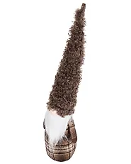 Weihnachtsdekoration 3er Set NAKKILA 51/55/66 cm Zwerg Braun_1174280