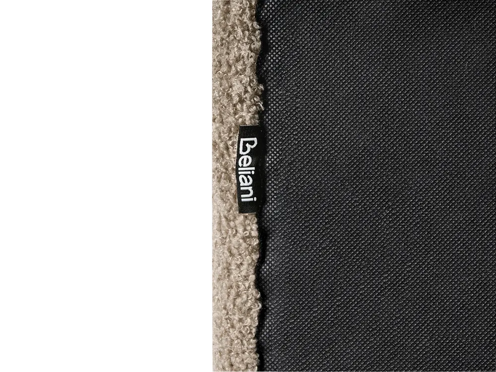 Bed Boucle LUNAN 120 x 200 cm (EU Small Double) Taupe_1025570