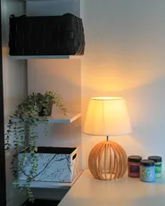 Wall Bookshelf ESTON 190 cm White_975000