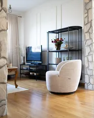 Drehsessel KUOLPA Chenillegewebe Beige_1022092
