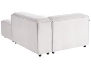 Modular Corner Sofa 4 Seater ARDAL Corduroy Off-White Left Hand_1008112