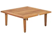 Lounge Set mit Tisch 4-Sitzer FRASCATI modular zertifiziertes Akazienholz Cremeweiß_920414