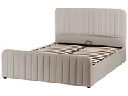 Bett mit Stauraum LUNAN Taupe 140 x 200 cm_1051515