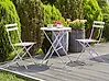 Bistro Set klappbar FIORI Metall Violett