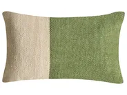 Set of 2 Decorative Cushions ANISOPTERA 30 x 50 cm 45 x 45 cm Cotton Green Solid_1039146