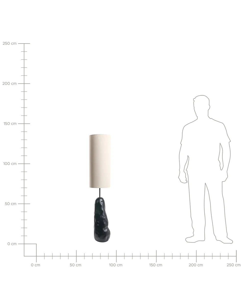 Floor Lamp SELB Ceramic Black_996919