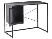 Schreibtisch HARJO 100 cm 50 cm mit Stauraum Schwarz_1037633