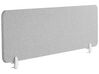 Schreibtischtrennwand WALLY 160 x 40 cm Hellgrau