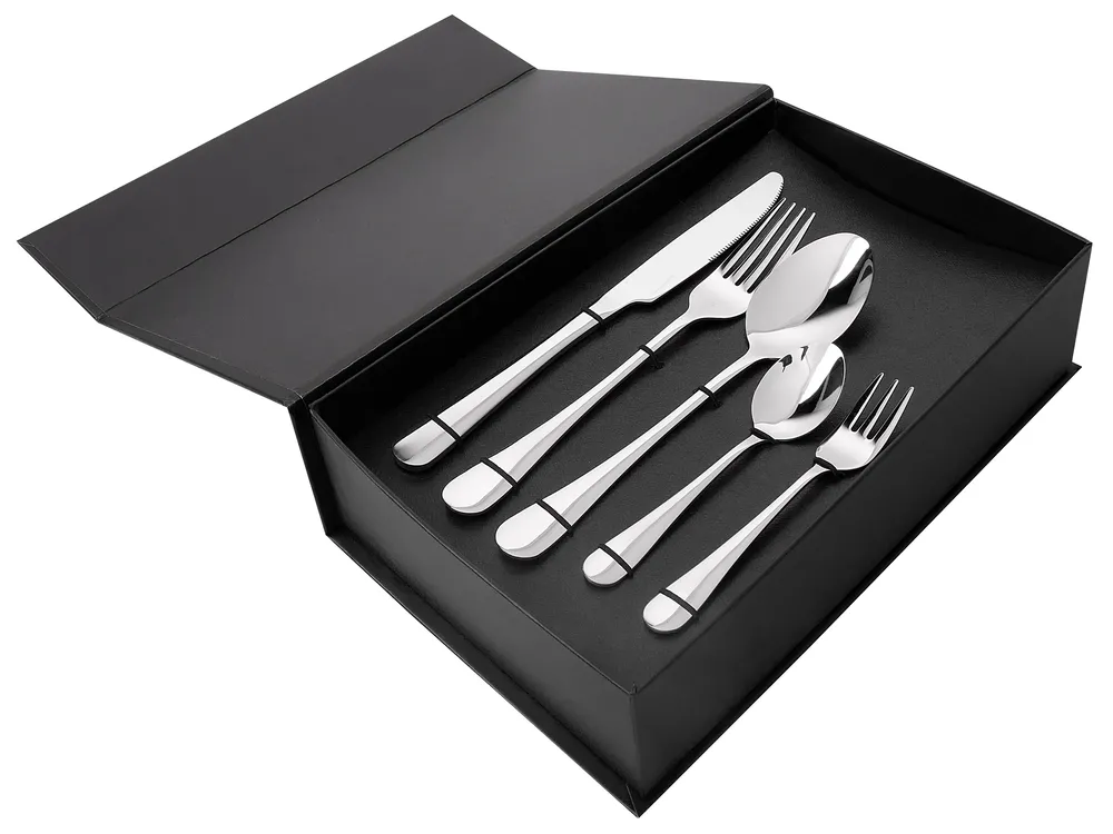 30 Piece Cutlery Set FUSILLI Silver_902811