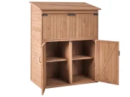 Geräteschuppen TOFFIA 127 cm 66 cm Tannenholz Braun_1015101