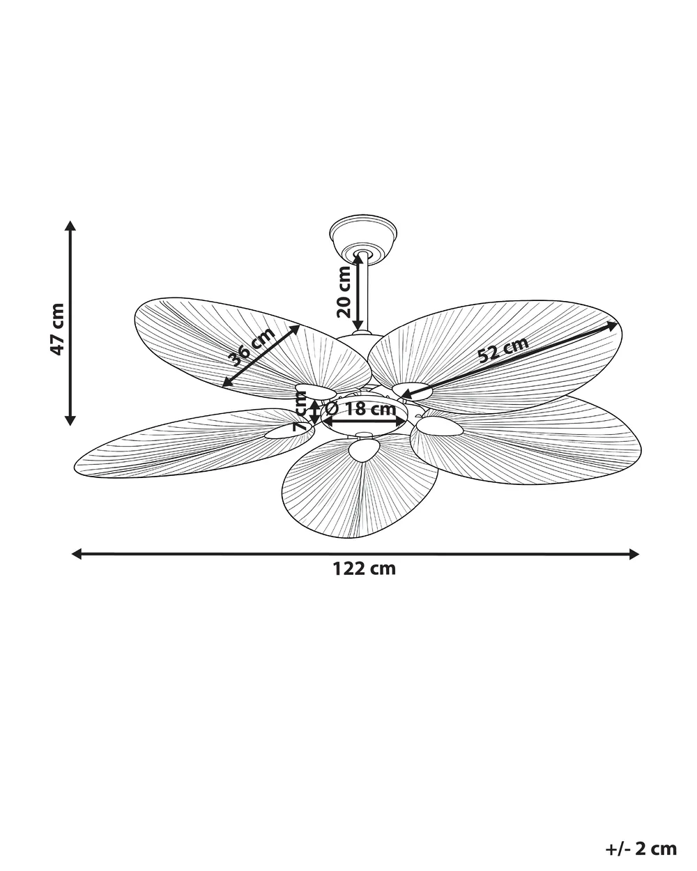 Ceiling Fan MAMMOTH Natural_1032280