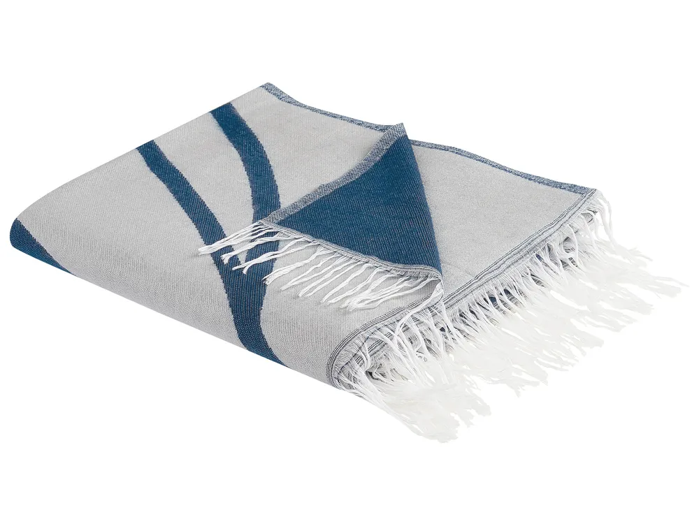 Kuscheldecke HAPREK 130 x 170 cm Blau