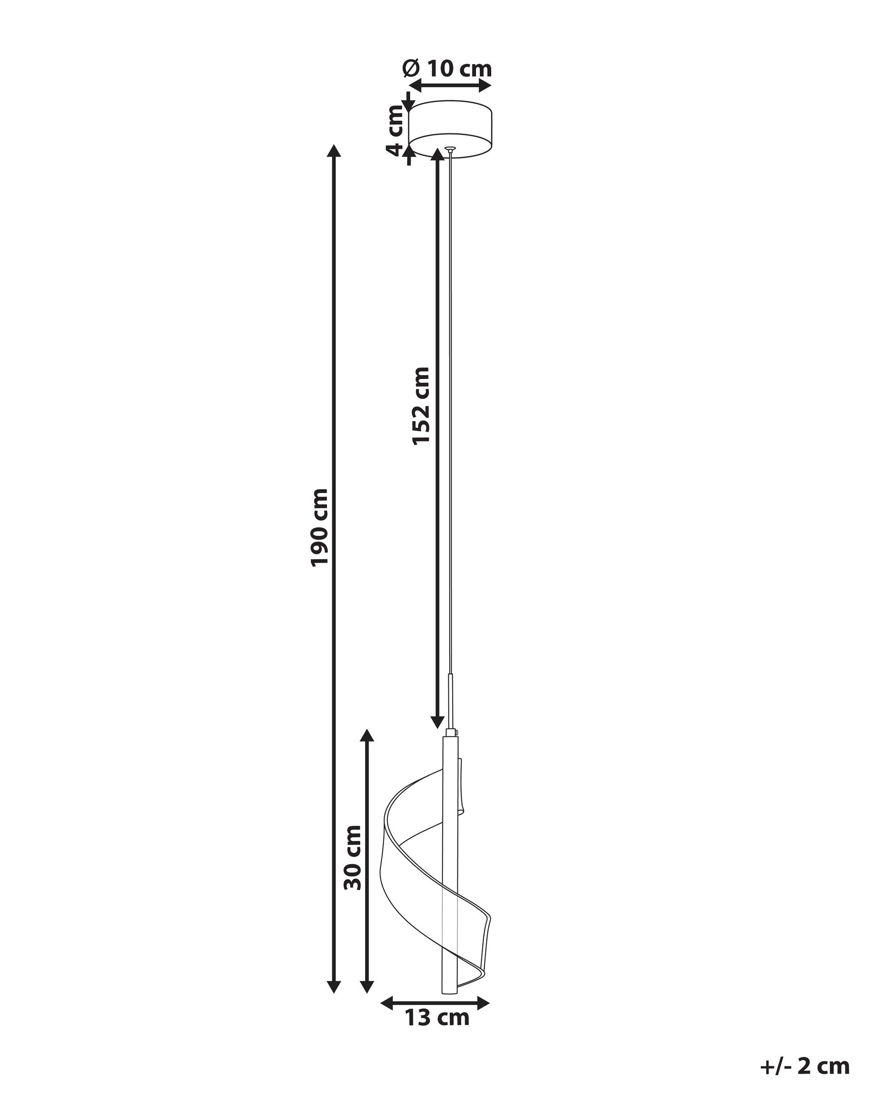 LED Hängeleuchte SARELA Metall Schwarz_1010502