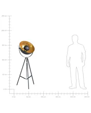 Stehlampe THAMES Metall Gold_858470