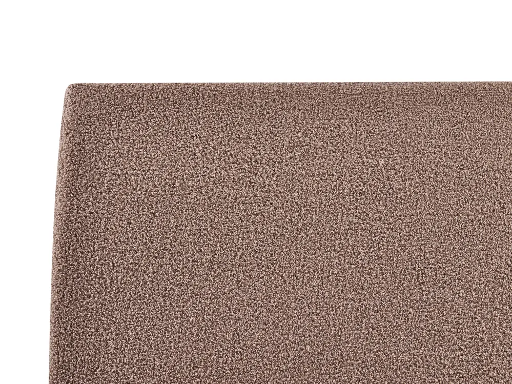 Bett mit Stauraum ORBEY Bouclé Braun 140 x 200 cm_964708