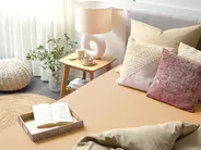 Spannbettlaken JANBU 90 x 200 cm Baumwolle Beige_1078800