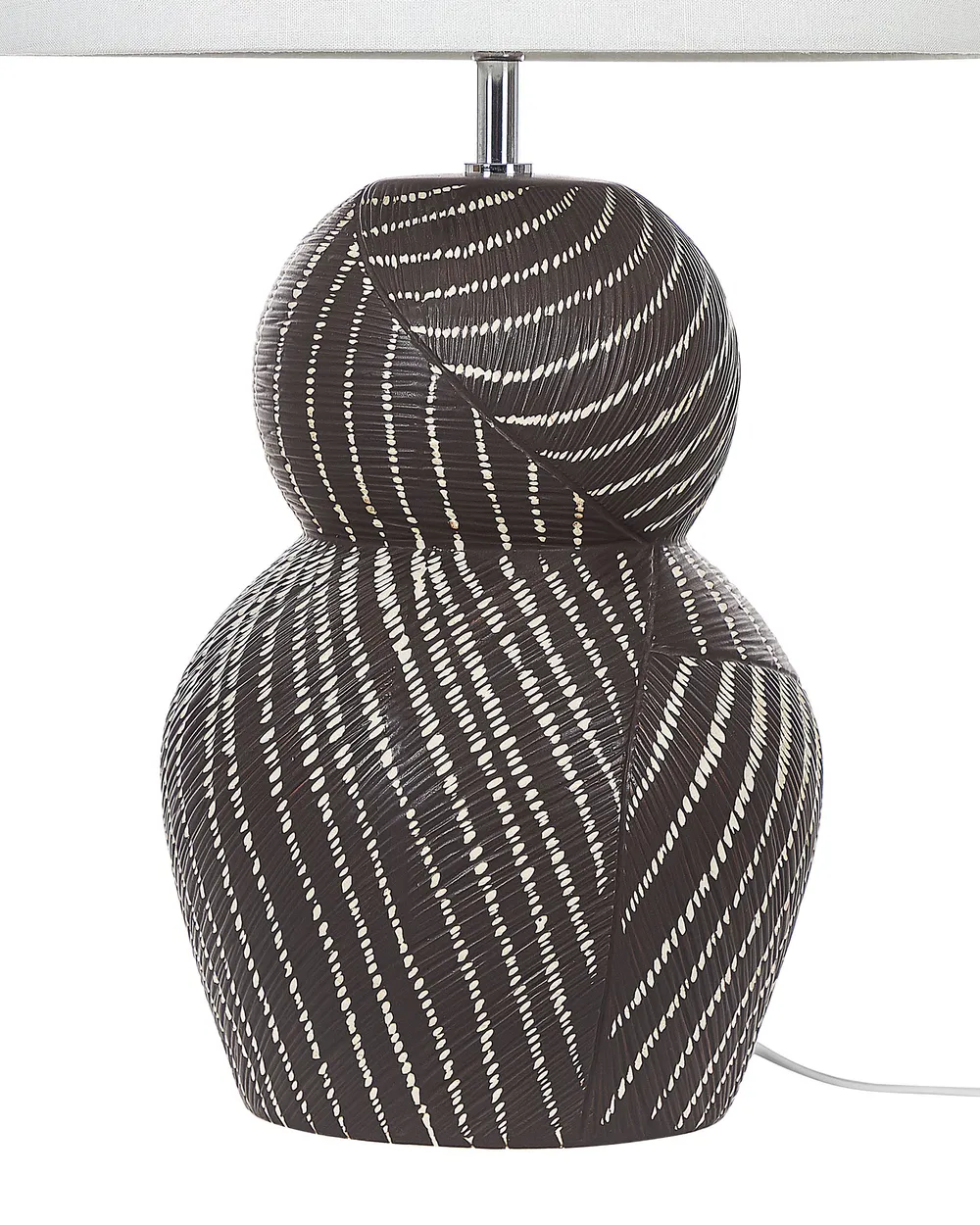 Tischlampe GUAPORE Keramik Schwarz_822375
