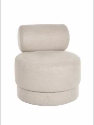 Drehsessel KARVIA  Stoff Hellbeige_1169256