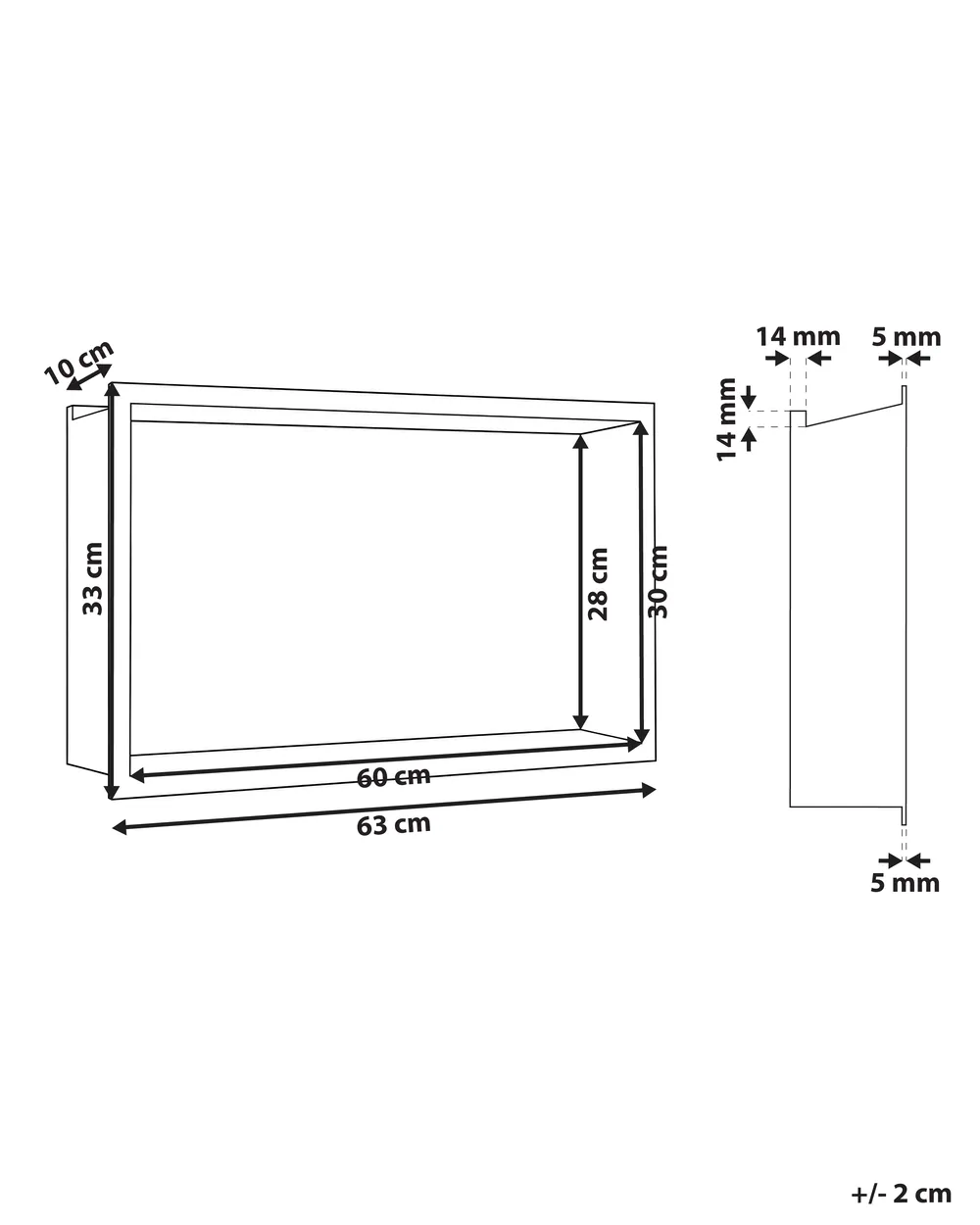 Shower Niche ITAIPU LED Metal Black_1150171