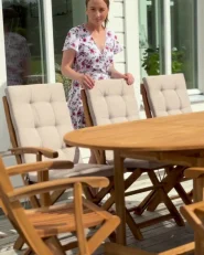 Sitzauflagen 8er Set MAUI PREMIUM Hellbeige_1012573