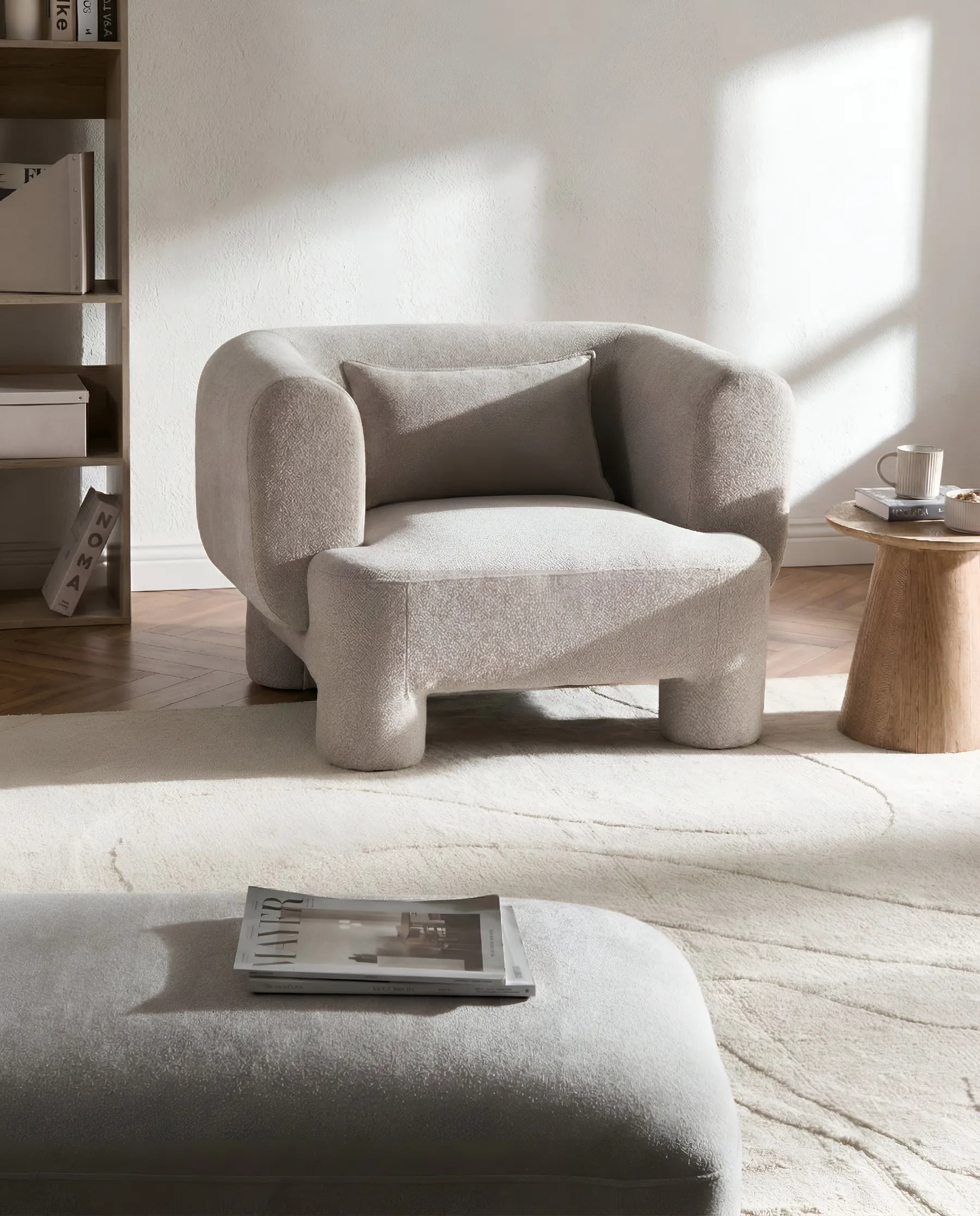 Sessel HOGBO Stoff Beige_1050088