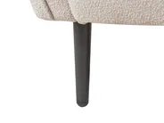 Right-Hand Chaise Longue CHEVANNES Boucle Light Beige_858662