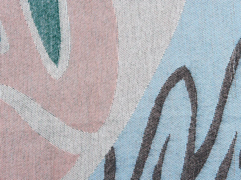Kuscheldecke SOMANI Stoff 130 x 170 cm Bunt_834751