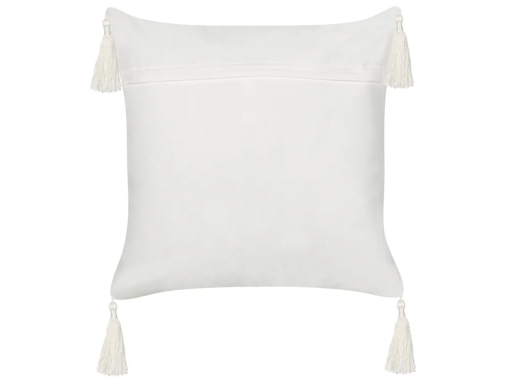 Dekokissen 2er Set MELOBESIA 45 x 45 cm Baumwolle Bunt Pflanzenmuster_893018