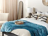 Kuscheldecke BAYBURT 150 x 200 cm Blau_1184628