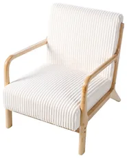 Armchair SORSELE Corduroy White_1019382
