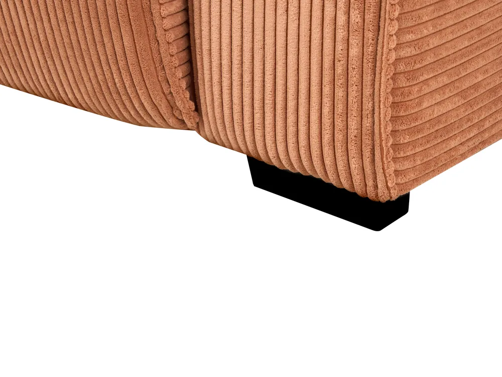 Sofa elektrisch verstellbar 2-Sitzer NUKARI Cord Orange_918682