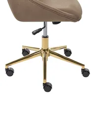Desk Chair BARDSDALE Velvet Brown_1073438