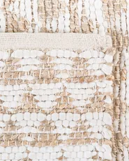 Rug TUNCELI Beige 80 x 150 cm Cotton_513479