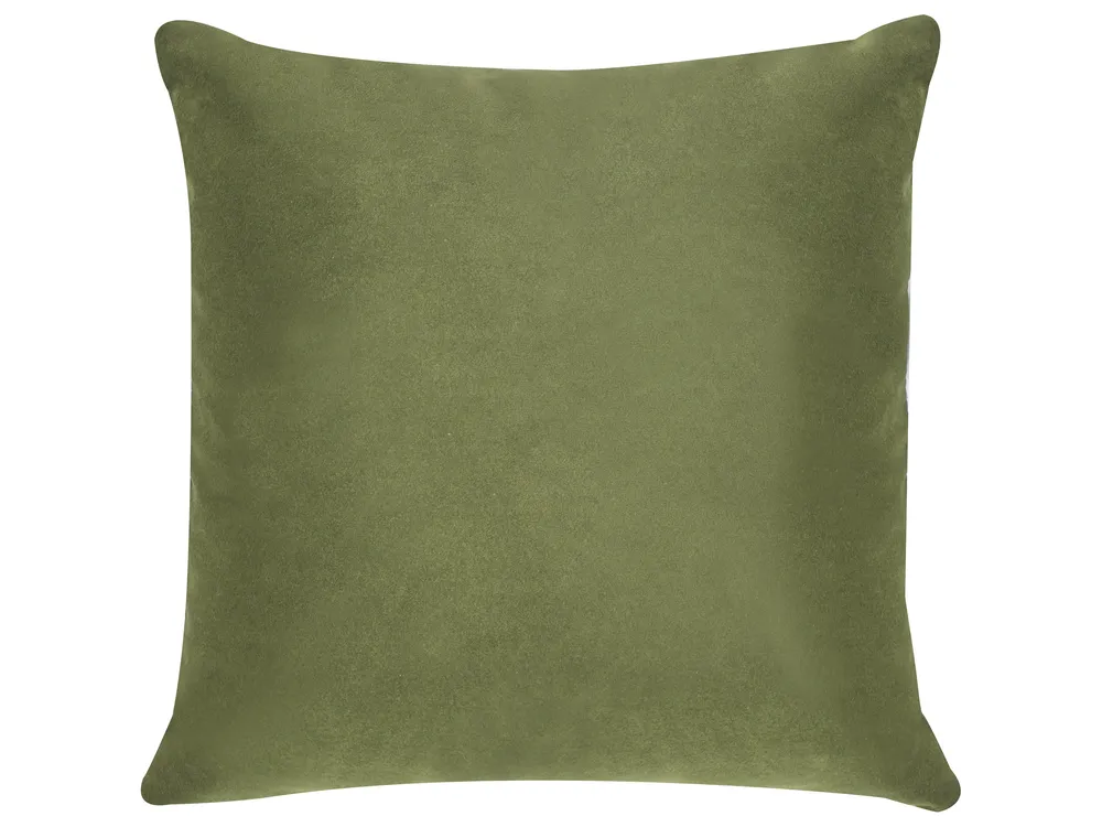 Sofa 3-Sitzer LUVOS Samtstoff Grün_970550