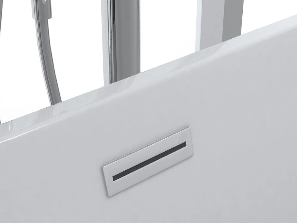 Freistehende Badewanne HAVANA 160 x 76 cm Weiß_762872