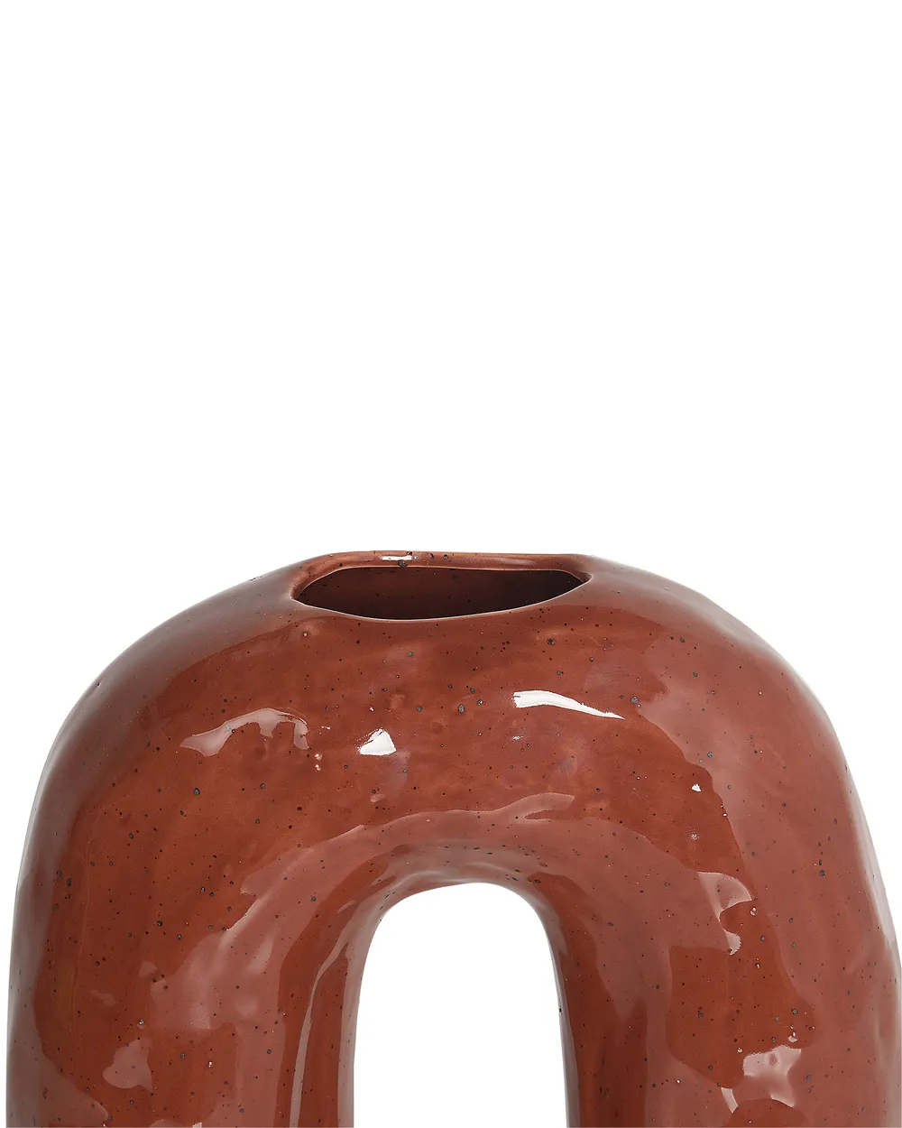 Flower Vase PERCH 29 cm Stoneware Brown_935191