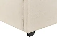 Ottoman Bed VAUCLUSE Fabric Beige 160 x 200 cm (EU King Size)_876845