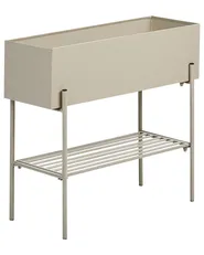 Blumentopf mit Beinen VINCA 70 cm Metall Beige_942277