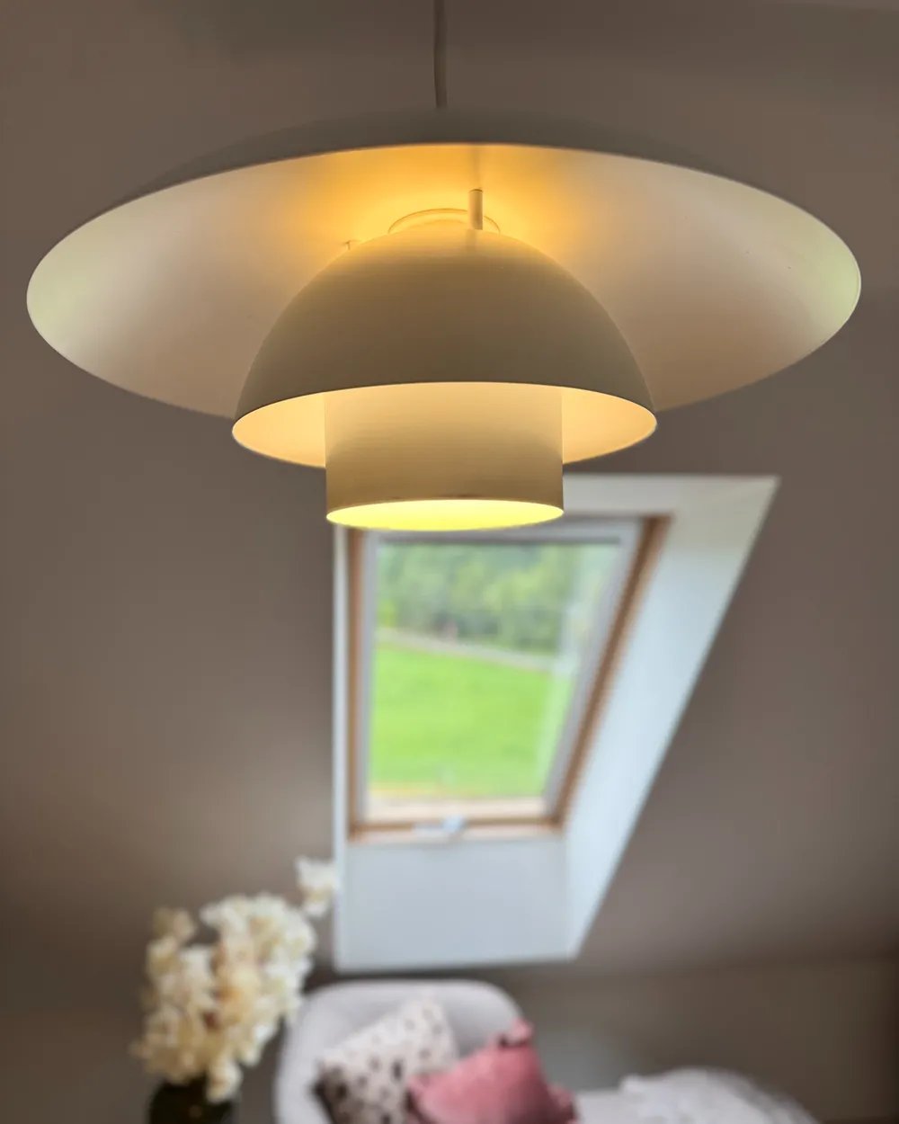 Pendant Lamp HILBA Metal White_1035947