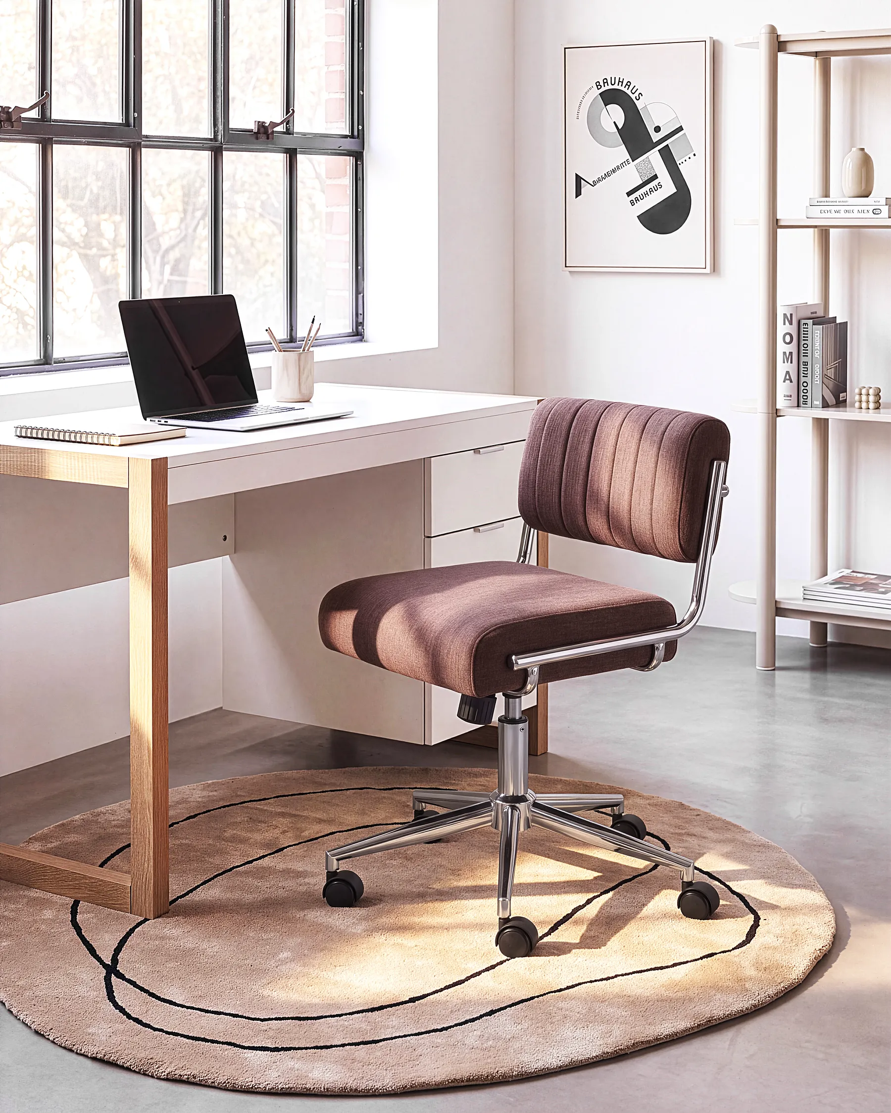 Stolica za pisaći stol ARLOFT Burgundija_1163823