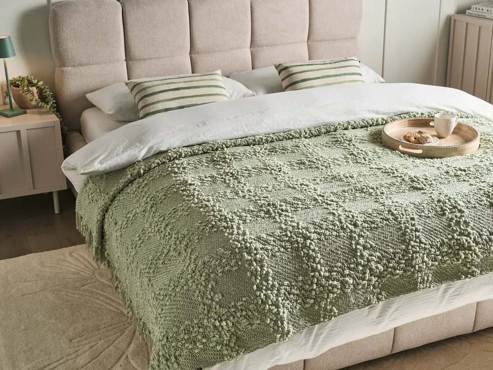 Kuscheldecke VELLA 200 x 220 cm Grün