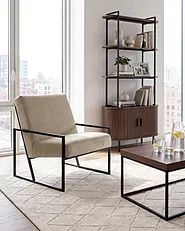 Sessel DELARY Samtstoff Taupe_1156179
