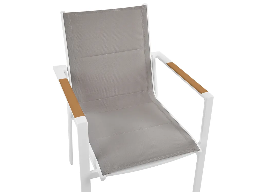 Garden Dining Set 4 Seater MALETTO/BUSSETO Metal Grey_923138