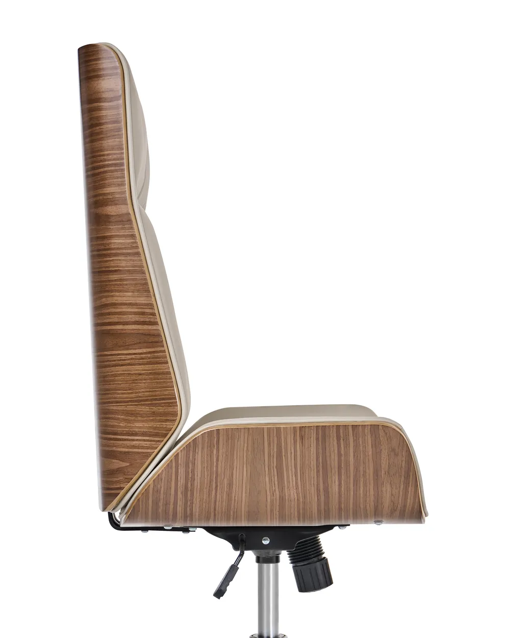 Office Chair PLIORA Faux Leather Taupe_1080822