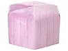 Pouf MURIETTA Samtstoff Hellviolett