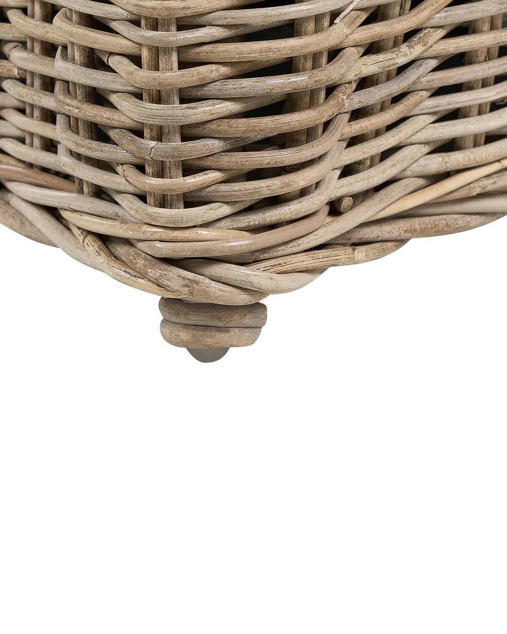 Gartensessel 2er Set MAROS II Rattan Naturfarben_932924