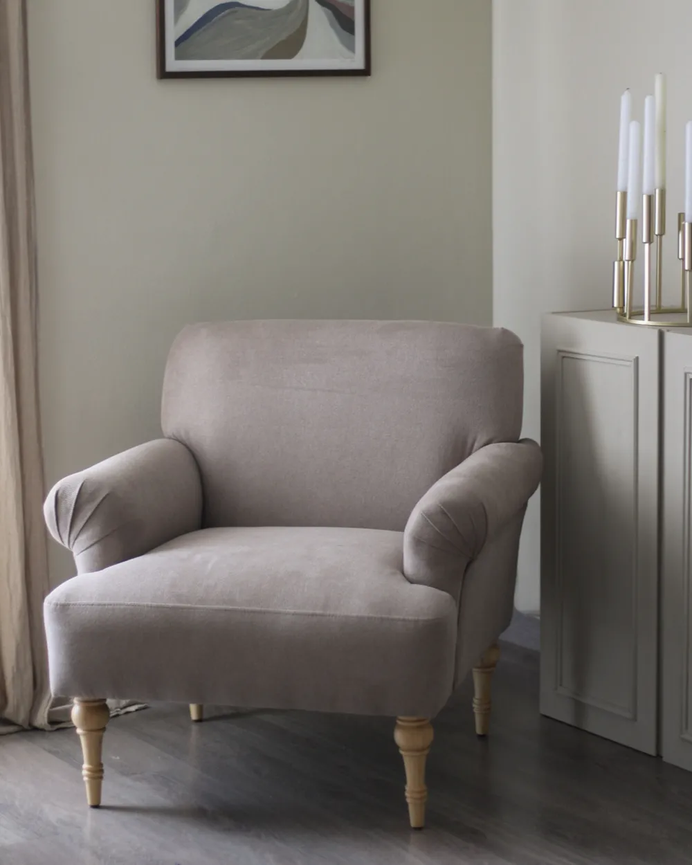Sessel FREDROS Stoff Taupe_981799