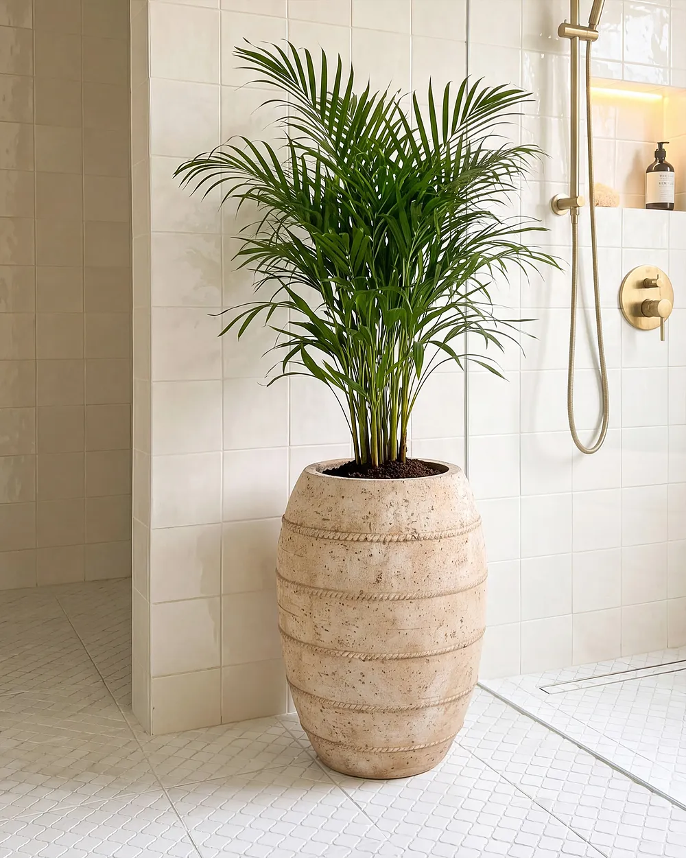 Plant Pot RHEINTAL 40 cm Beige_1161946