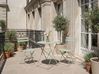 Bistro Set klappbar FIORI Metall Grau