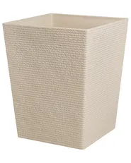 Set of 2 Plant Pots CYRODALIS 42 cm Beige_1133040
